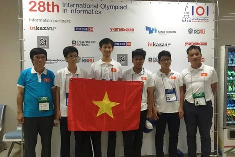 越南学生在国际信息学奥赛中夺得2枚金牌（图片来源：越南教育与培训部）