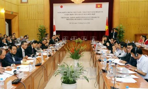 越南与日本共同倡议促进与评价混合委员会高级会议。