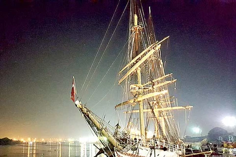 挪威最古老的帆船瑟兰达号。