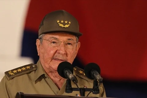 古巴共产党中央委员会第一书记、国务委员会主席兼部长会议主席劳尔·卡斯特罗·鲁斯 （图片来源：Huffingtonpost.com)