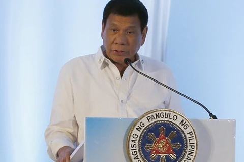 菲律宾总统杜特尔特（图片来源：越通社）