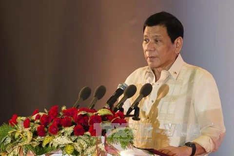 菲律宾总统杜特尔特（图片来源：越通社）