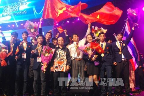 越南在第11届东盟技能大赛排名第三（图片来源：越通社）