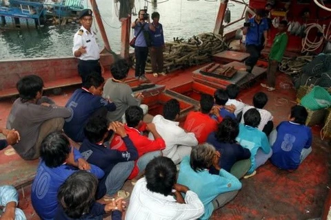 马来西亚拘留20名越南渔民