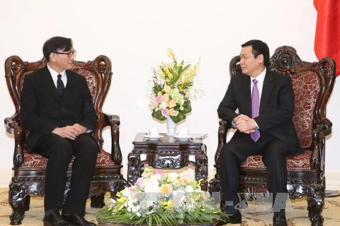 王廷惠副总理会见泰国驻越大使马诺斋·旺帕迪（图片来源：越通社）