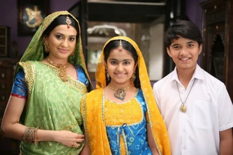 印度连续剧《八岁新娘》演员（图片来源：越通社）