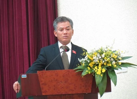 越南友好组织联合会副主席兼秘书长惇俊峰（图片来源：laodong.com.vn）
