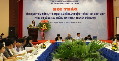 研讨会全景（图片来源：baobinhdinh.com.vn）