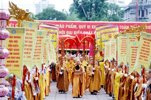 越南佛教协会第八次全国代表大会开幕（组图）
