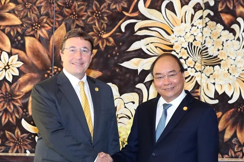 越南政府总理阮春福会见外国领导人和国际组织负责人（组图）