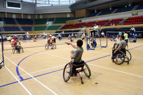 2018年第6次越南全国残疾人运动会：运动员们在赛场上奋力拼搏（组图）