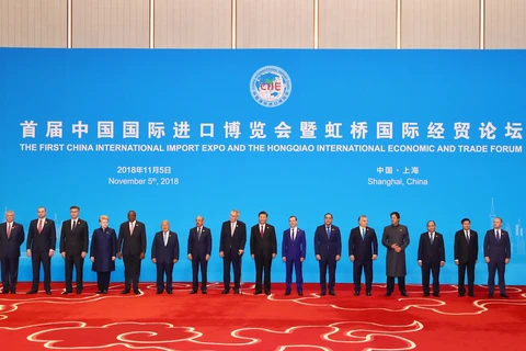 越南政府总理阮春福出席2018中国国际进口博览会（组图）