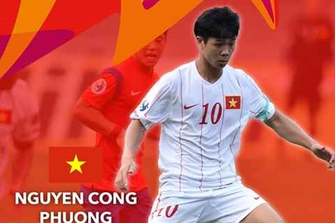 越南U23队的阮公凤（图：体育报）