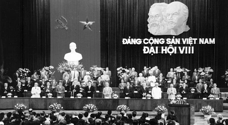 资料图：党的第八次全国代表大会（图片来源：越南人民报）