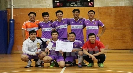2016年澳大利亚越南留学生体育节吸引许多留学生参加比赛