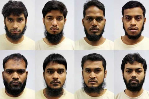 2016年4月因违背国内安全法而被逮捕的8名孟加拉国人