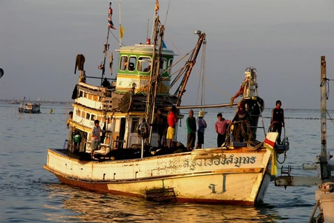 泰国一艘渔船