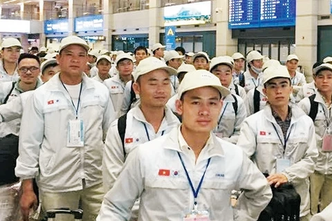 赴韩国就业的越南劳动者