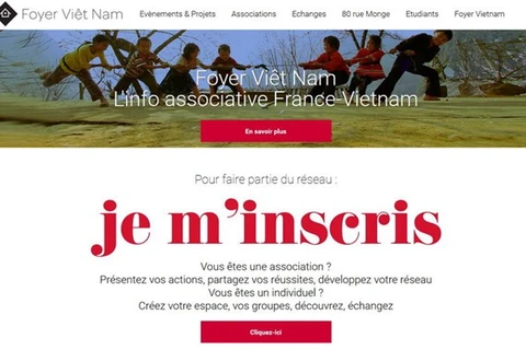 法国首都巴黎的越南大堂门户网站foyer-vietnam.org