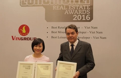 越南Vingroup集团获得《欧洲货币》杂志三大殊荣