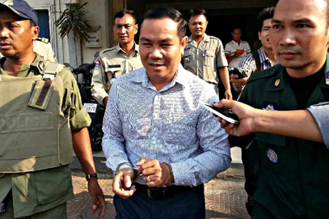 柬埔寨反对党救国党议员温森安（Um Sam An）被判处有期徒刑两年6个月
