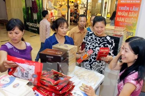 韩国人参颇受越南消费者的欢迎