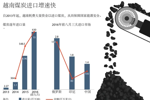 越南煤炭进口增速快