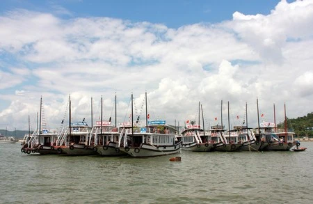 下龙湾美景。（图片来源：越南之声）