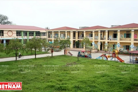 新建的安楚乡幼儿园。