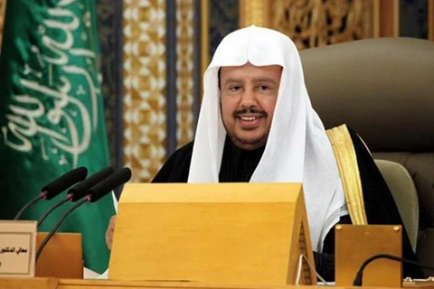 沙特阿拉伯王国协商会议主席阿卜杜拉·本·穆罕默德·阿勒谢赫。（图片来源：alekhbariya.net）