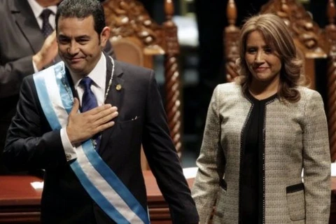 危地马拉总统吉米·莫拉莱斯。（图片来源：Reuters）