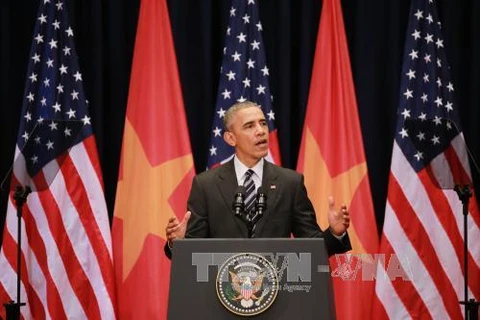 奥巴马总统对越南青年人发表重要演讲