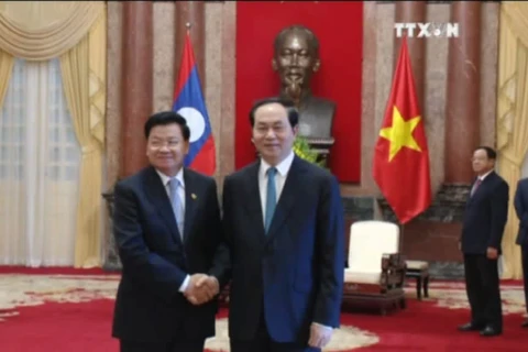 越南高级领导分别会见通伦•西苏里总理