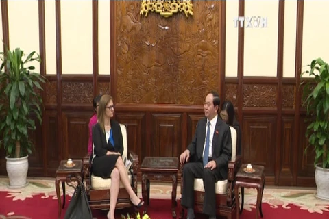 越南国家主席陈大光会见以色列驻越大使和捷克和莫拉维亚共产党主席
