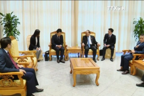 越南政府总理阮春福会见日本驻越大使馆公使