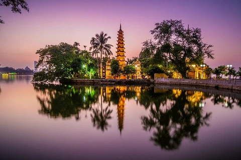 越南寺庙美丽风景