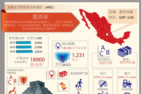图表新闻：亚太经合组织成员经济体之一——墨西哥