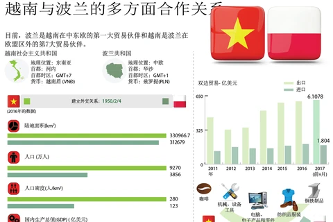 图表新闻：越南与波兰的多方面合作关系