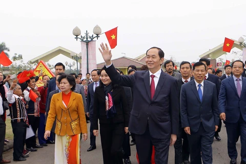 国家主席陈大光出席2018年“祖国各地春色节”（组图）