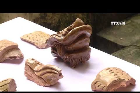 考古专家在升龙皇城敬天殿正殿发现宝贵线索