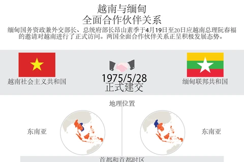 图表新闻：越南与缅甸 全面合作伙伴关系
