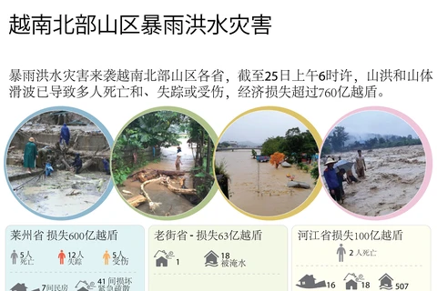 图表新闻：越南北部山区暴雨洪水灾害