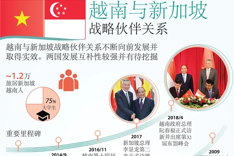图表新闻：越南与新加坡 战略伙伴关系