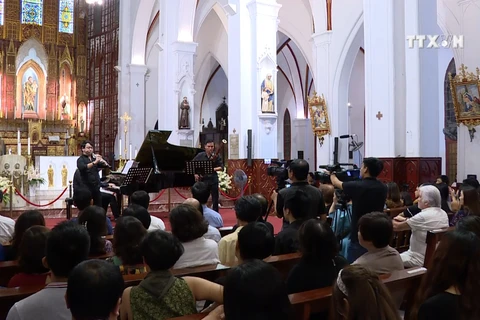 河内大教堂举办免费交响乐会 拉近观众与古典音乐的距离