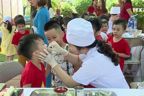 越南努力克服儿童营养不良现象 