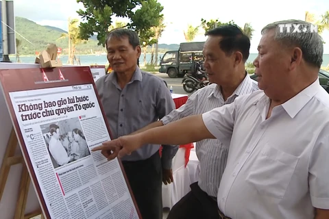 2018年有关黄沙的新闻资料展在岘港市开展