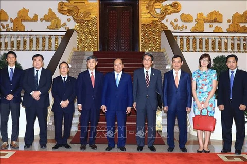  越南政府总理阮春福会见日本国际协力机构主席北冈伸一