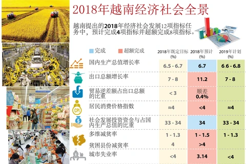 图表新闻：2018年越南经济社会全景