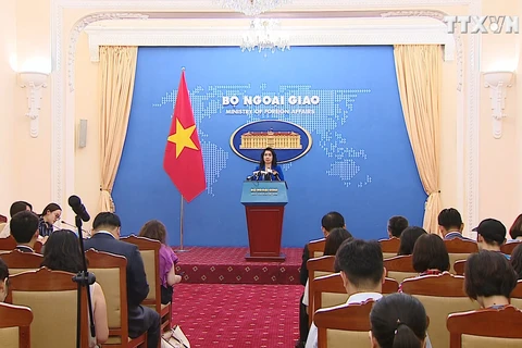 越南外交部例行记者会在河内举行