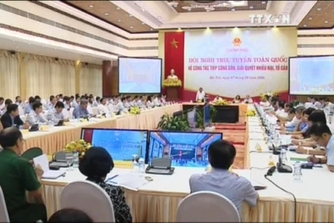 阮春福总理主持召开访民接待和诉讼解决工作全国视频会议